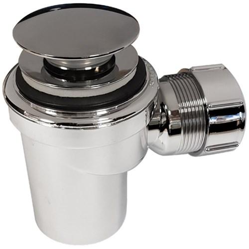 thumbnail image of Argent Micro Bottle Trap With 32mm Pop Up Waste Chrome 15171B