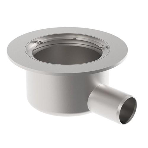 thumbnail image of Blucher Stainless Steel Horizontal Lower Drain Part With Welding Flange 200mm x 50mm 475.200.050 S