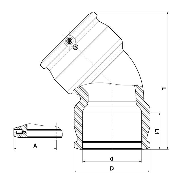 HDPE Electrofusion F&F Elbow PN16 40mm x 90 Degree