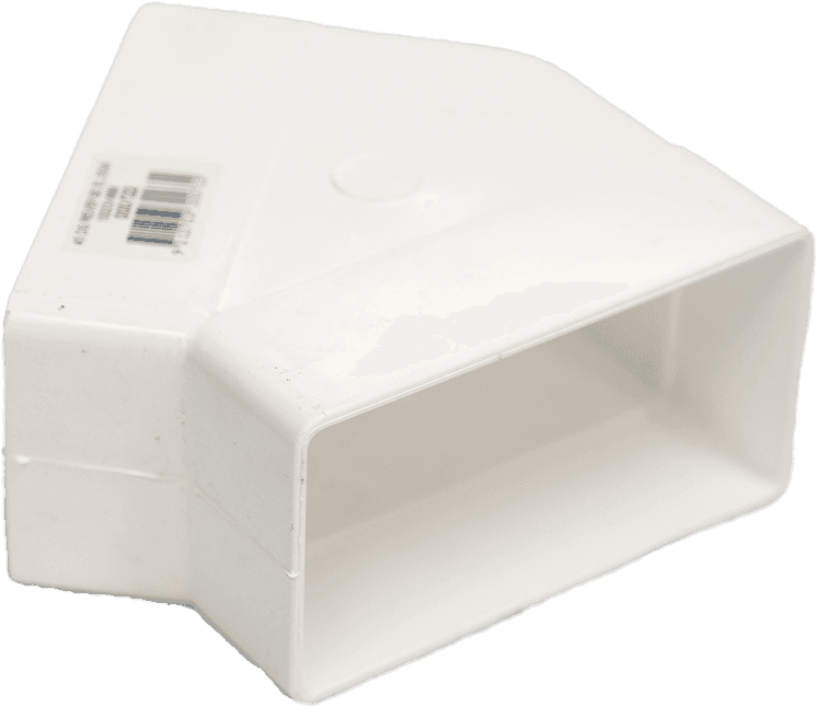 PVC Stormcloud Downpipe F&F Reverse Bend 100mm x 50mm x 45 Degree