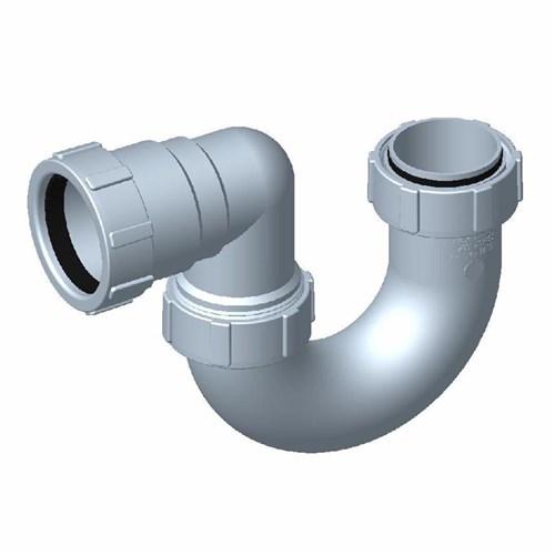 Poly Short Inlet P-Trap 50mm