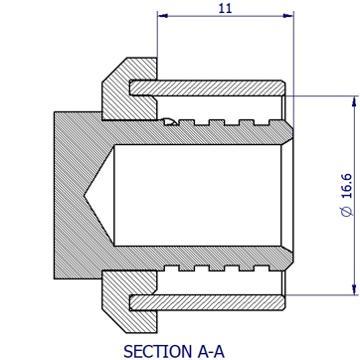 Pro-Fit Test Plug 18mm PTP18