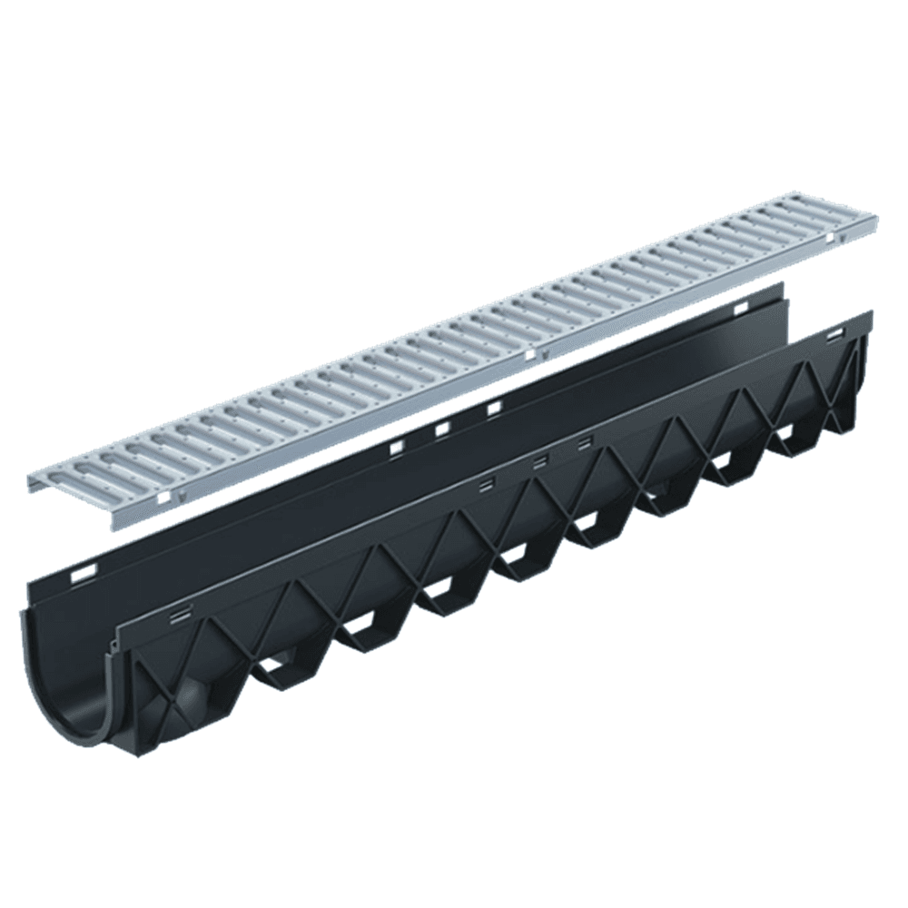 Reln Storm Drain Channel Galvanised Grate 1 Metre