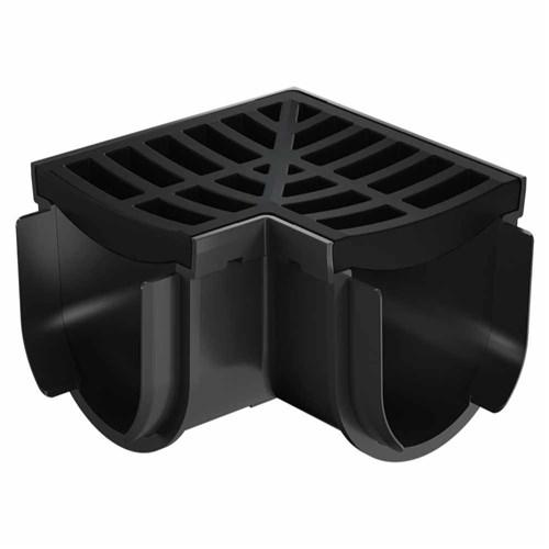 Reln Storm Drain Corner Black Grate 3401