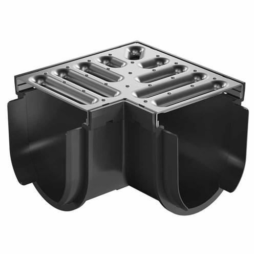 Reln Storm Drain Corner SS Grate 3406