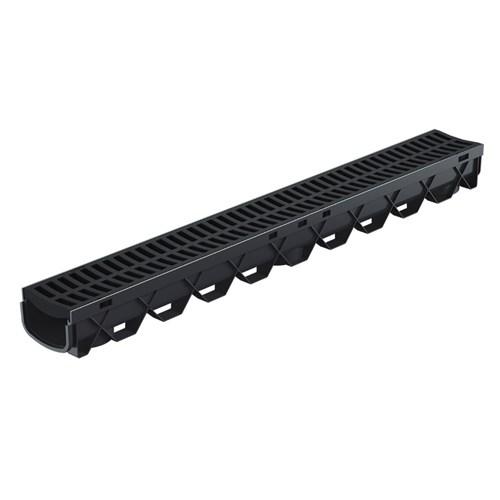 Reln Storm Mate Channel Black Heel Guard Grate 1 Metre