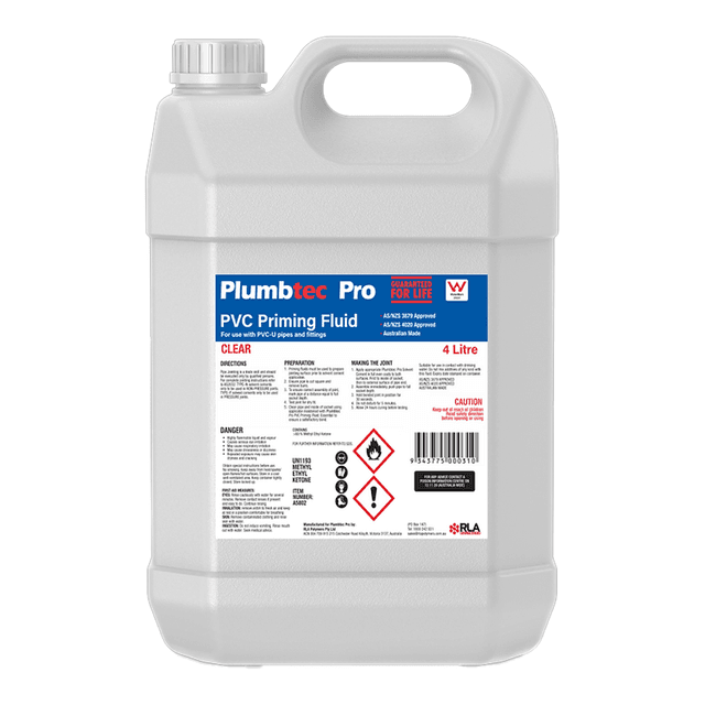 thumbnail image of Plummas PVC Priming Fluid Clear 4 Litre A5802