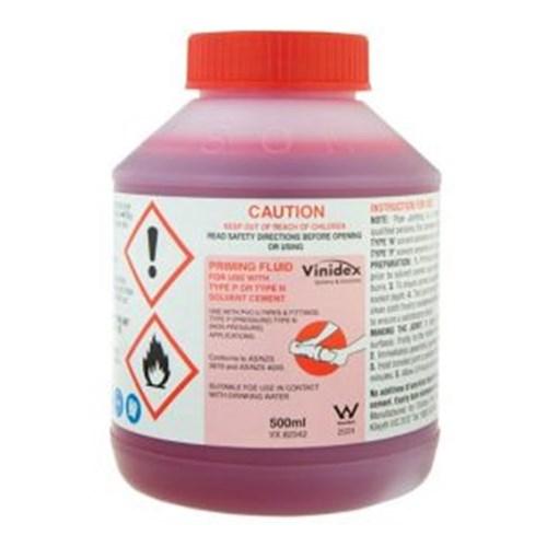 Vinidex PVC Priming Fluid Red 1 Litre 82343