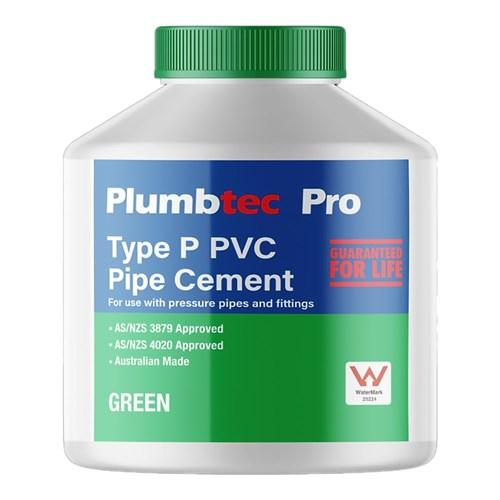 Plummas Type-P PVC Pressure Solvent Cement Green 125ml A5599