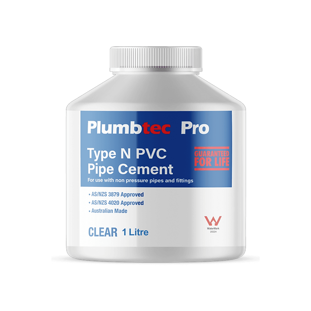 Plummas Type-N PVC Non Pressure Solvent Cement Blue 1 Litre A5753