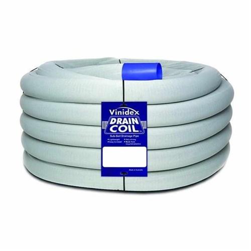 Subsoil Slotted RTA Socked Drain Pipe Coil 100mm x 20 Meters