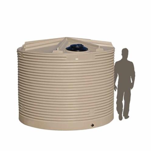 Coerco 9500 Litre Permium Corrugated Poly Water Tank 2600mm DIA x 1825mm HT RT9500