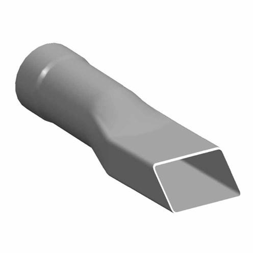 PVC Stormwater Sloped Kerb Adaptor 90mm