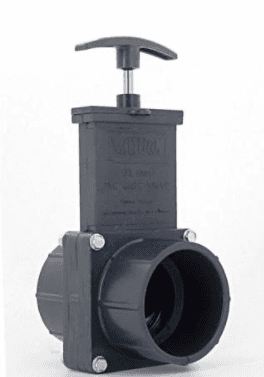 PVC Stormwater F&F Slide Gate Valve With Paddle 90mm (Valterra)