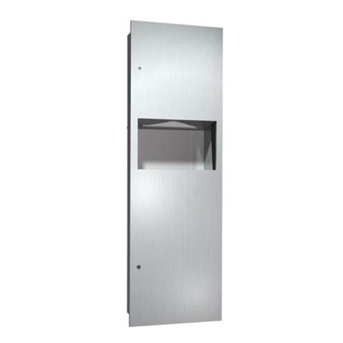 Stainless Steel Rec Paper Towel Dispenser And Bin 10-6462