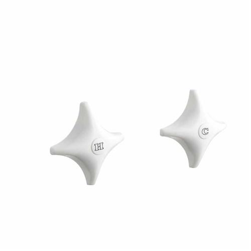 Alder Rio Pair Handles & Buttons White 00011