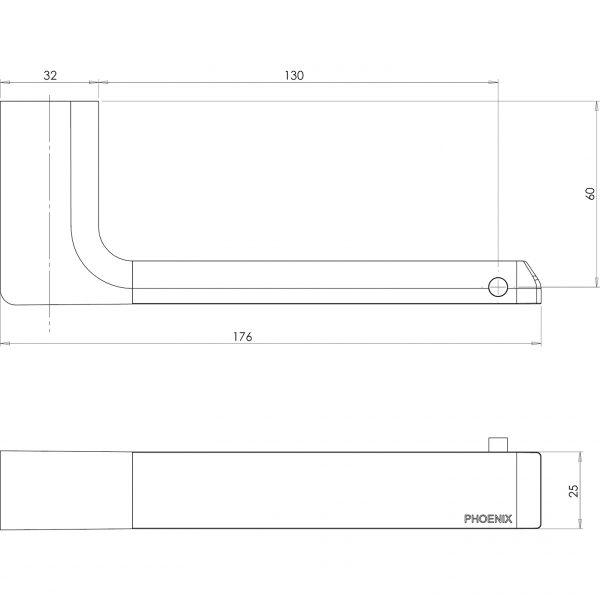 Phoenix Gloss Toilet Roll Holder Chrome GS892