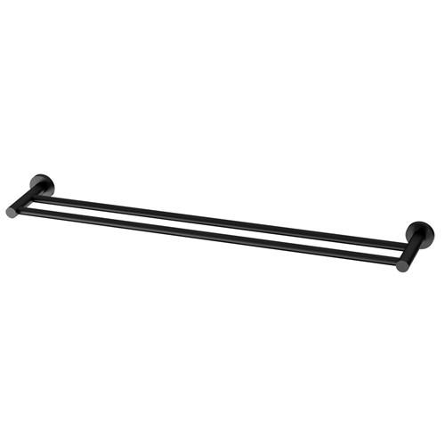 thumbnail image of Phoenix Radii Double Towel Rail Round 800 Matte Black RA812