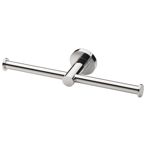 Phoenix Radii Double Toilet Roll Holder Round Chrome RA891