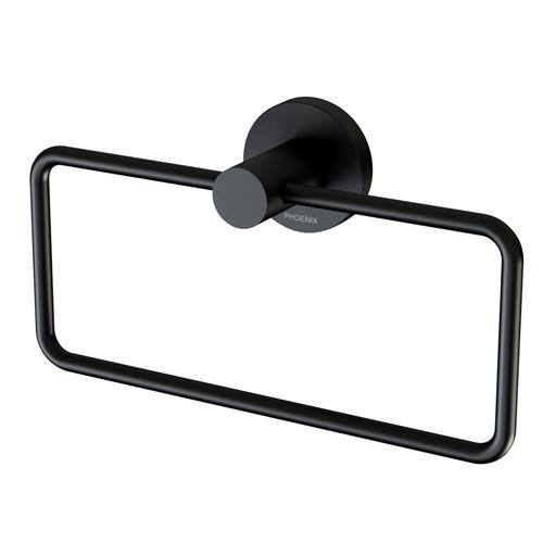 thumbnail image of Phoenix Radii Guest Towel Holder Round Matte Black RA893