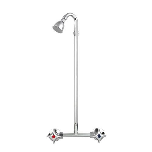 thumbnail image of Galvin Engineering Chrome Plated Exposed Shower Assembly Back Entry Adjustable W/ 600X45< Shower 11072