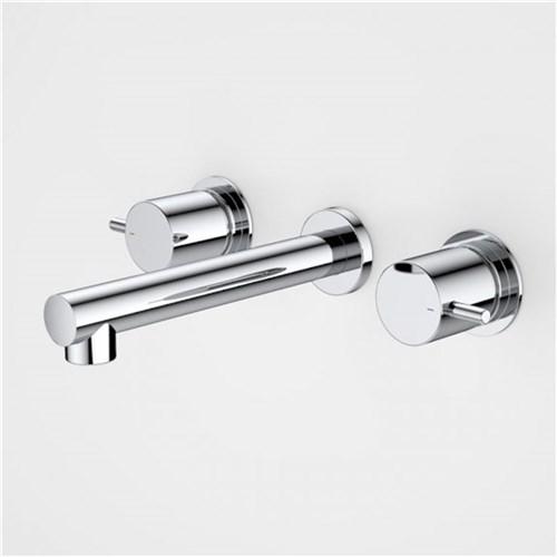 Caroma Luna Lever Wall Basin Set Chrome 90333C5A