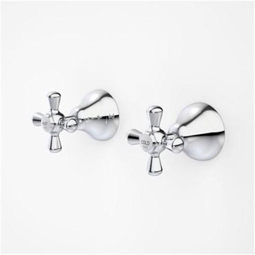 Dorf Eltoro Wall Top Assemblies Chrome 2663.04