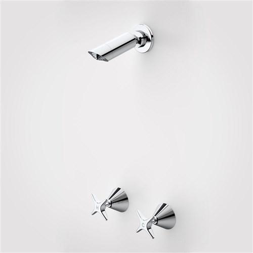 Caroma Elegance II Cross Shower Set Chrome 631174C3A