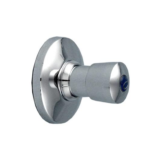 Galvin Engineering Chrome Plated Ezy Push Button Wall Top Assembly Cold 35436