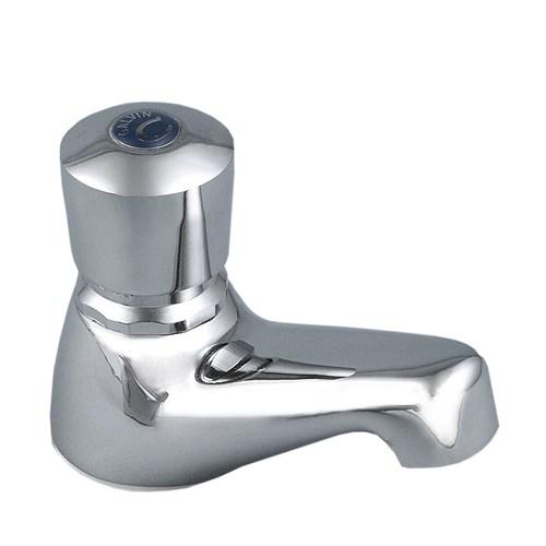 Galvin Engineering Chrome Plated Ezy Push Button Pillar Tap Cold 35477