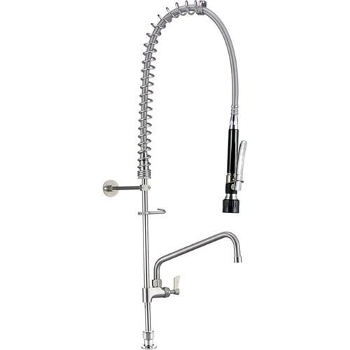 thumbnail image of 3Monkeez Bench Mount No Stop Pre Rinse Unit With 12" Pot Filler Stainless Steel T-3M53212