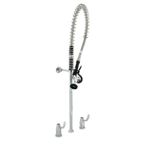 GE Ezy-Wash Type-82 Hob Mounted Concealed Basin Tap Mixing Pre-Rinse Unit Chrome TF82HJS