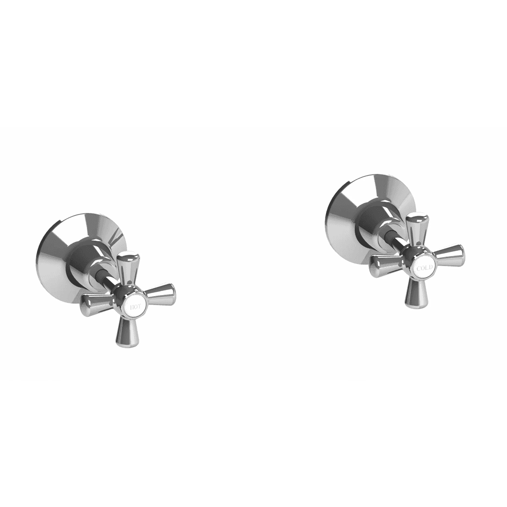 Harmony Latilla Wall Top Assembly Pair Chrome 23035