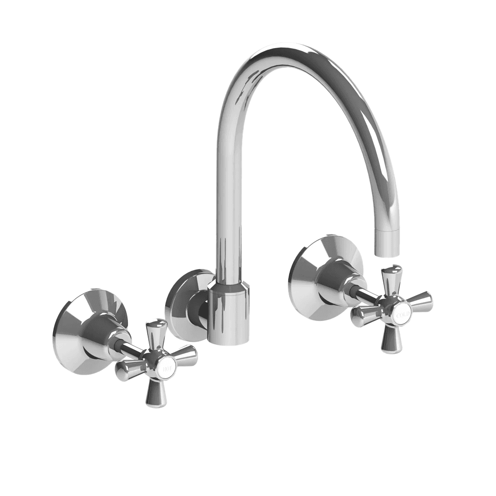 Harmony Latilla Swivel Wall Sink Set Chrome 23055