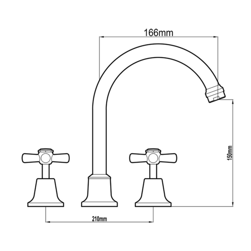 Harmony Latilla Swivel Hob Sink Set Chrome 23050