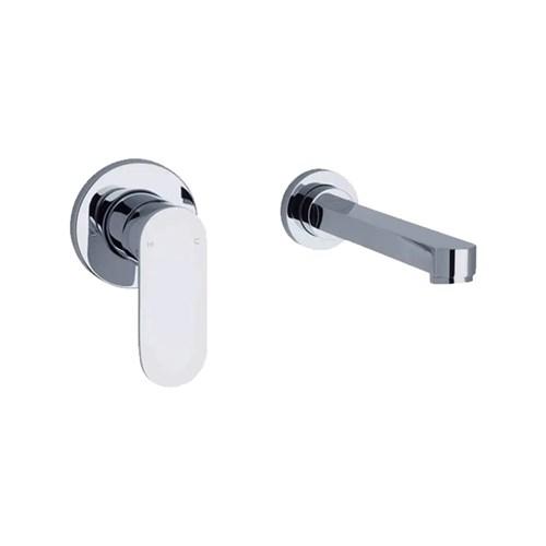 Alder Kali Wall Basin Mixer Set 220mm Chrome 49193