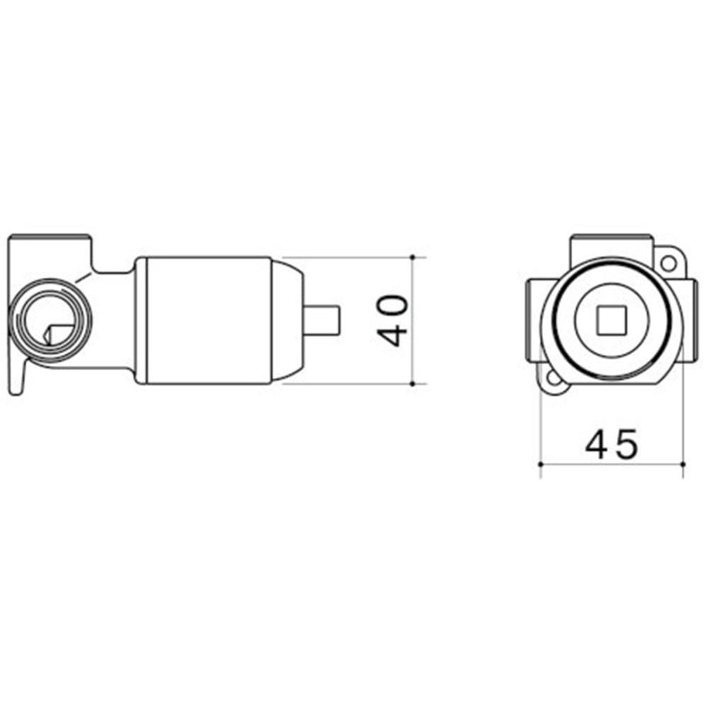 Caroma Saracom Bath Shower Inwall Body Kit Chrome 98036C