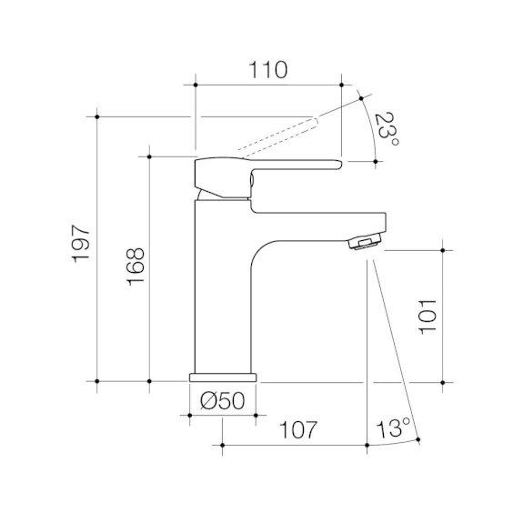 Caroma Cirrus Gooseneck Sink Mixer Chrome 98056C4A