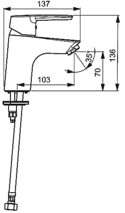 Argent Hansa Polo Neu Basin Mixer 514222930037