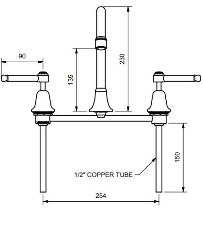 Ram Dorset Lever Hob Sink Set DLCDFBSSGCP