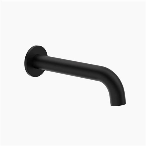 thumbnail image of Clark Round Fixed Wall Mounted Basin / Bath Outlet 180mm Matte Black CL10014.B5AF - Lead Free