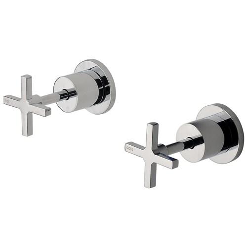 Phoenix Radii Wall Top Assemblies Pair Chrome RA060 CHR