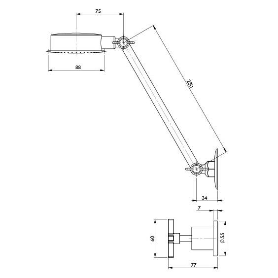 Phoenix Radii Shower Set Chrome RA220 CHR