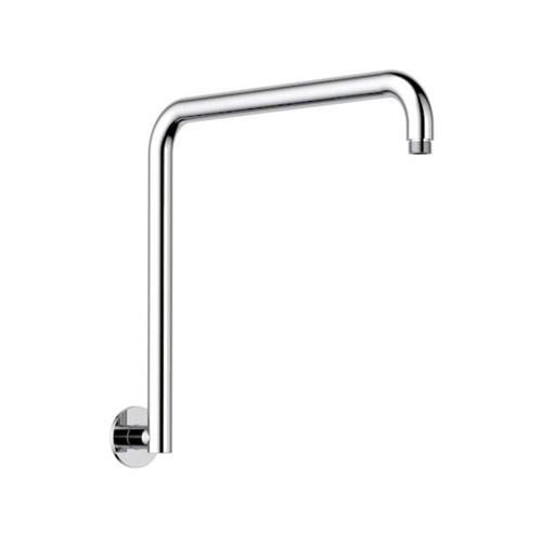 Clark Upswept Fixed Wall Shower Arm Only 400mm Chrome CL10055.C