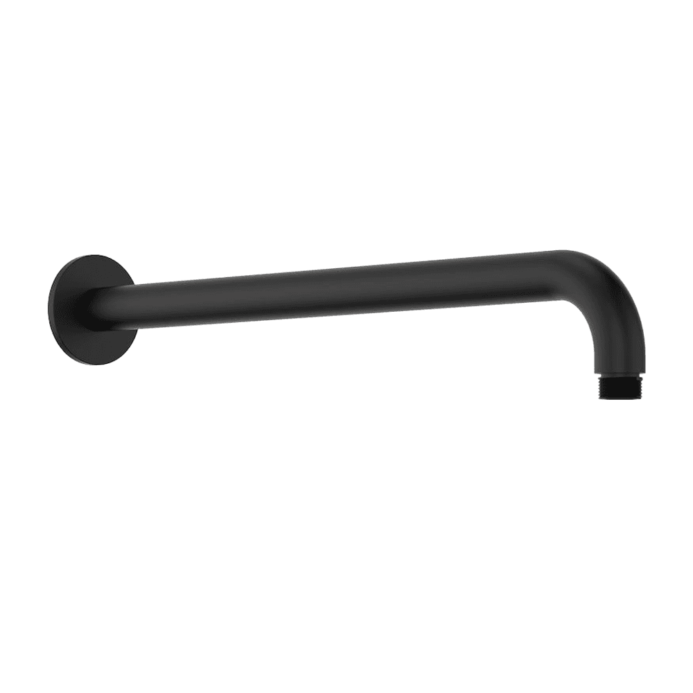 Clark Right Angle Fixed Shower Arm Only 400mm Matte Black CL10052.B