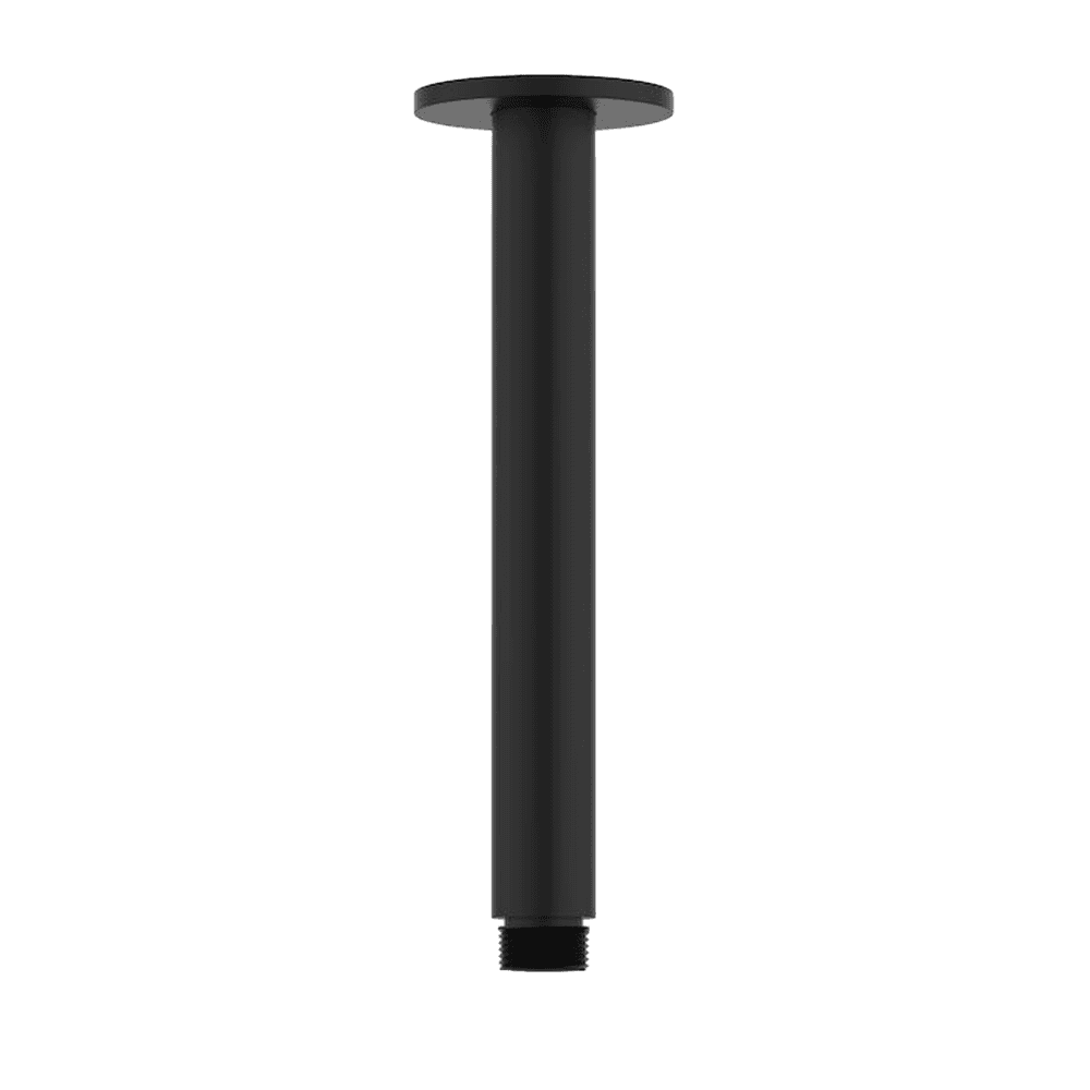 Clark Fixed Ceiling Shower Arm Only 200mm Matte Black CL10053.B