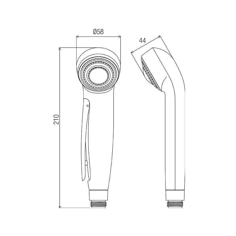 Con-Serv Princess Handset Chrome HP 034 C