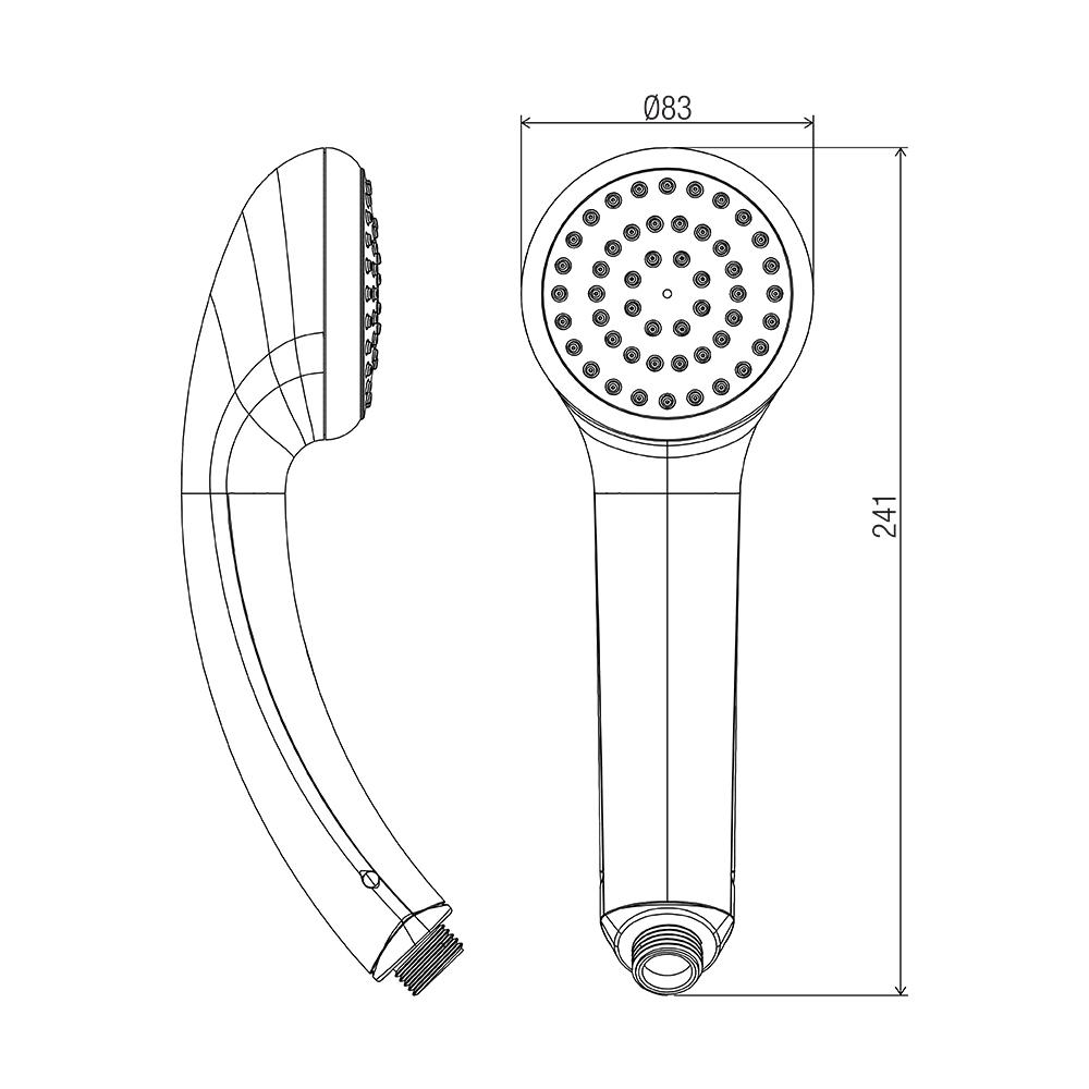 Con-Serv Pulsator Elegant Handset HP 037 CP