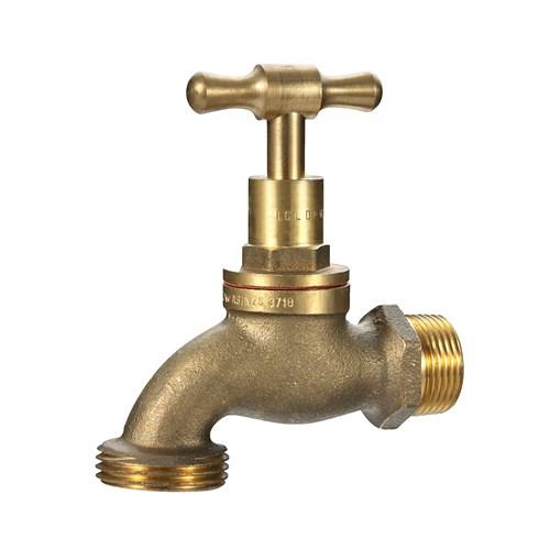 thumbnail image of Brass T-Head Hose Tap 20mm x MI BSP