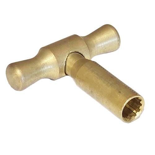 Brass T-Head Anti-Vandal Splined Key